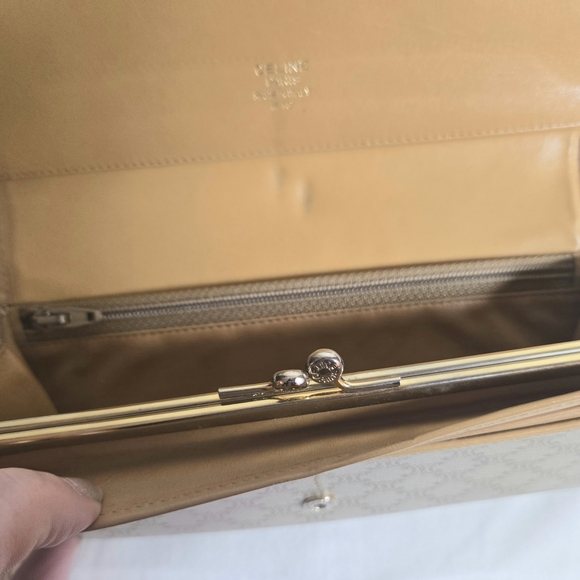 Celine Tan Monogram Wallet - Picture 4 of 10